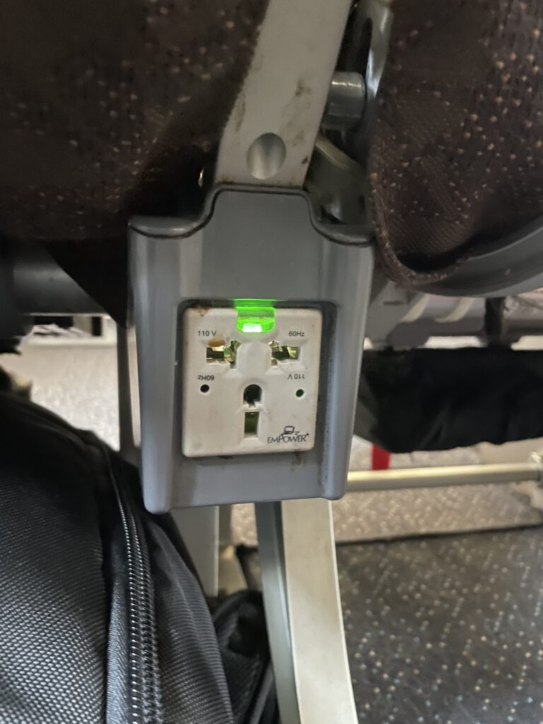 In-seat power on Garuda Indonesia's A330