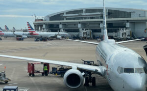 American Airlines jets at DFW