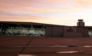 Elliott Aviation facility at dusk. The firm is launching the Citation XL/XLS Excellence Program.