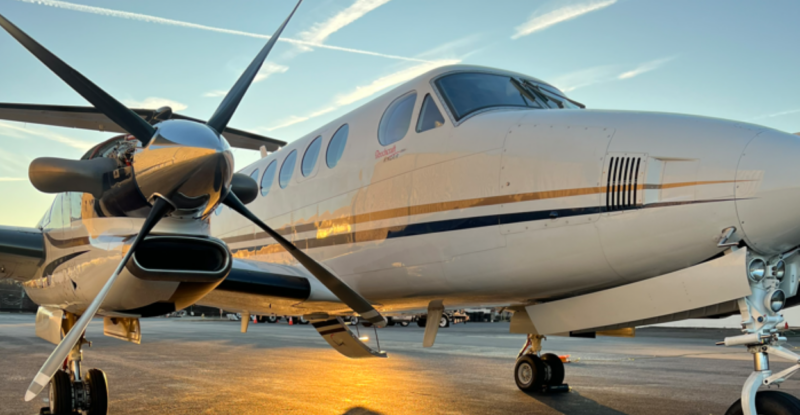 King Air Aircraft equipped with SmartSky