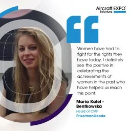 Op-Ed: Women in aircraft interiors share empowering message on IWD ...