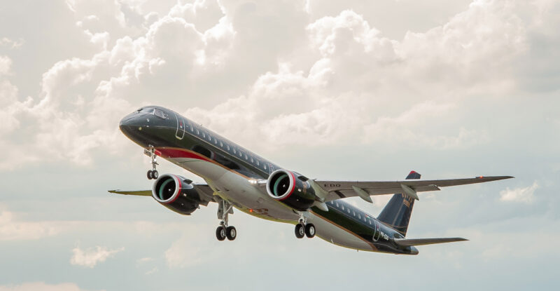 Royal Jordanian E2 in-flight