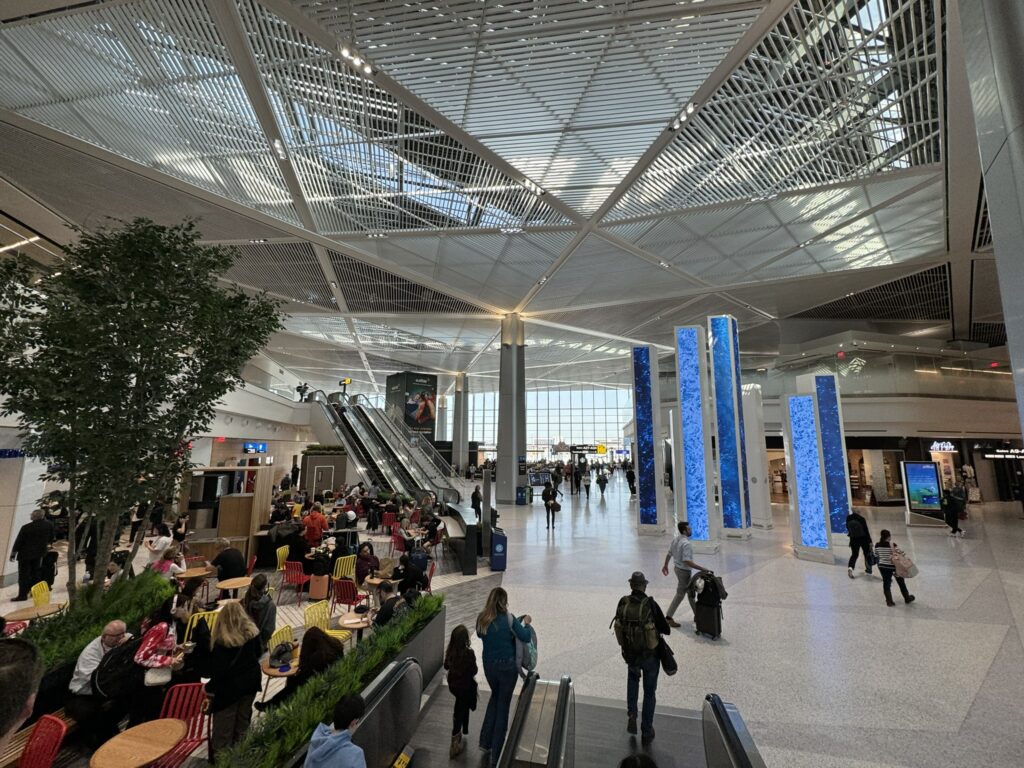 A busy Newark Terminal A 