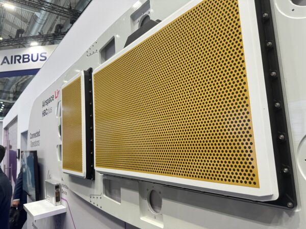 Thales/Get SAT ESA on display at the Airbus stand at AIX