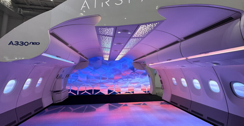 A330neo Airbus Airspace display at AIX 2024