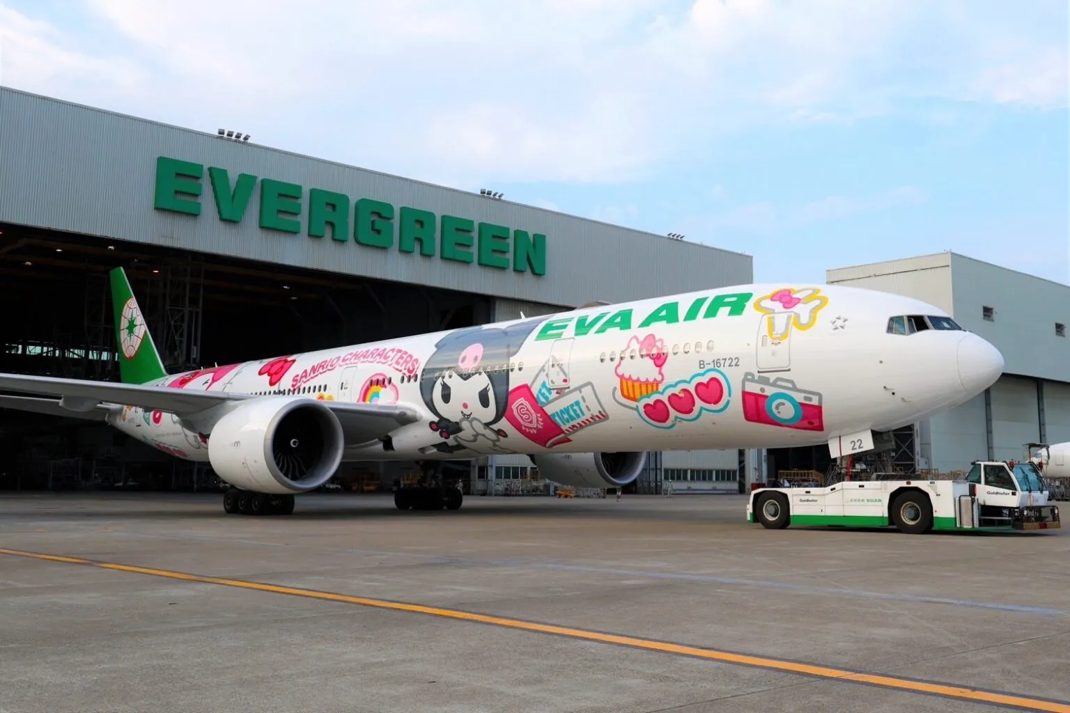 Press Release: EVA Air unveils Hello Kitty Besties jetRunway Girl