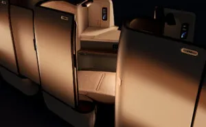 Cathay Pacific Aria business class suite Boeing 777-300ER