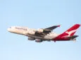 Qantas A380 Taking Off