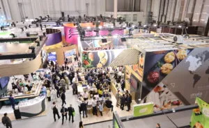 A busy show floor at WTCE