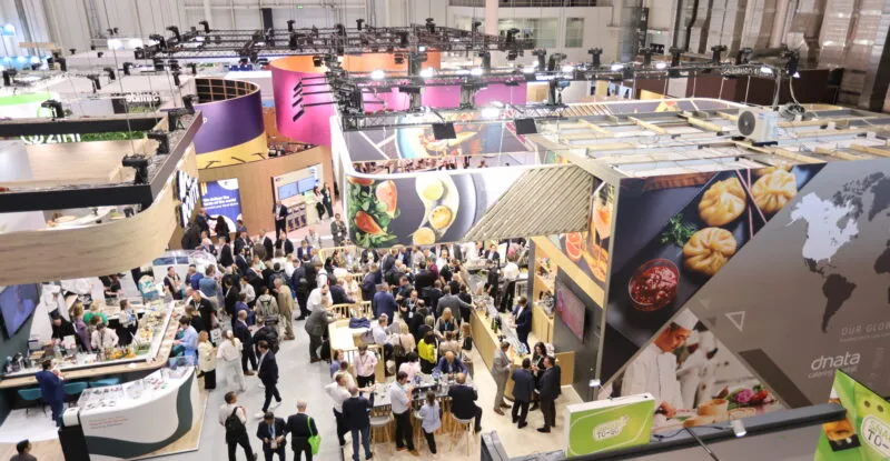 A busy show floor at WTCE