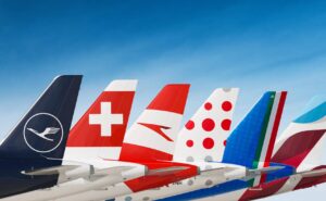 Tails of all the Lufthansa Group airlines
