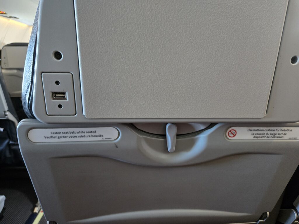 Seatback charging port that was not working