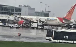 Air India aircraft at the gate