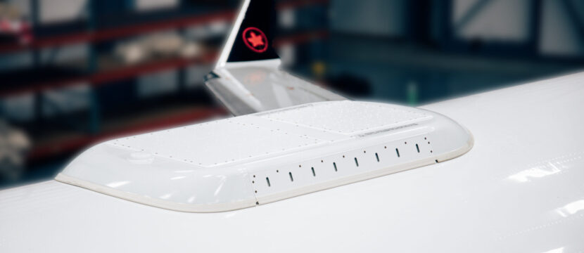 Intelsat ESA atop AIr Canada CRJ900