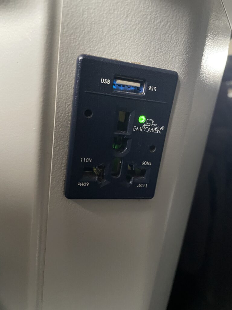 USB A and universal power outlet in a single peripheral. 