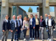 Pegasus and UC Berkeley execs celebrate the new partnership.