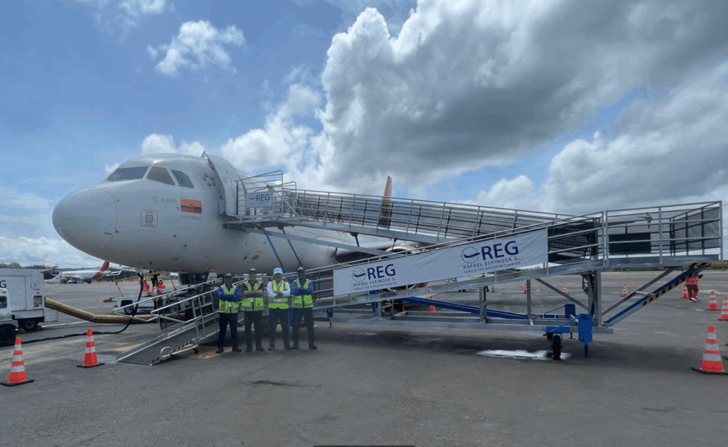 Avianca boarding ramp