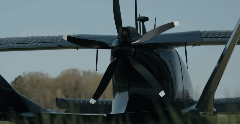 Horizon Aircraft hybrid eVTOL prototype is pictured.