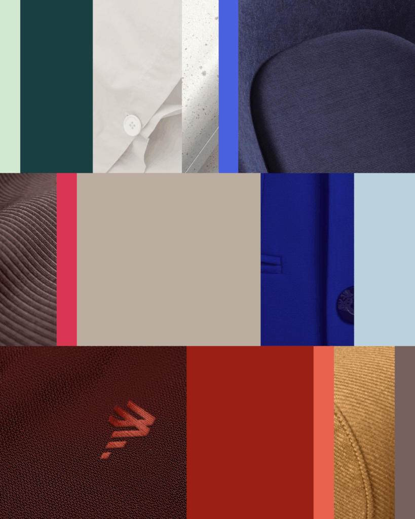 Various swatches of color from NewTerritory for LATAM