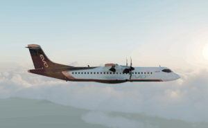 Rendering of ATR EVO in flight