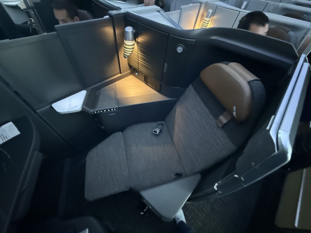 Seat 1D on the 787-9P