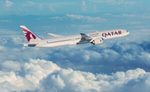 Rendering of Qatar 787-9 in-flight. Image: Boeing