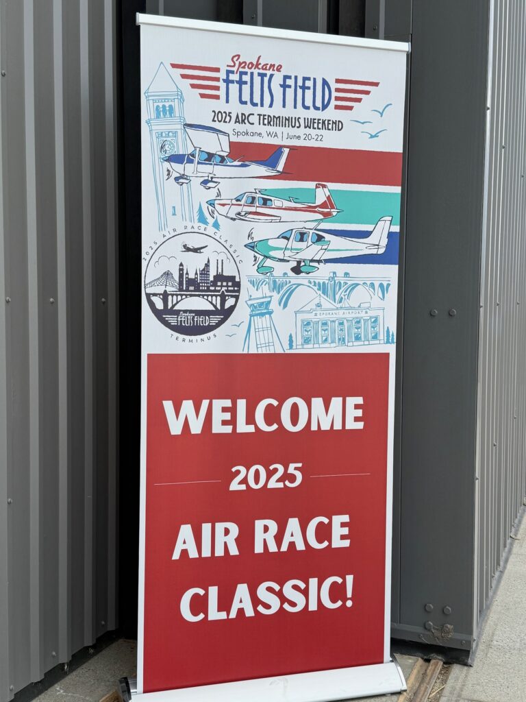 2025 Air Race Classic welcome sign
