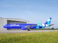JetBlue A320 in multi-blue livery