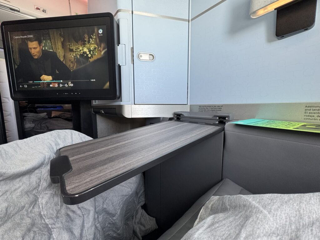 Secondary table is sloped