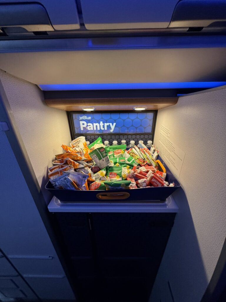 Self-serve snack station, called Pantry, in Mint