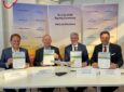 From left to right: Javier Massot, Chief Operations Officer, Cebu Air; Mike Szuecs, Chief Executive Officer, Cebu Air; Tom Vandendael, Senior Vice President Global Sales & Customer Management, Lufthansa Systems; Jan-Peter Gaense, Senior Vice President Net Line & SIRAX, Lufthansa Systems. (Copyright: Lufthansa Systems)