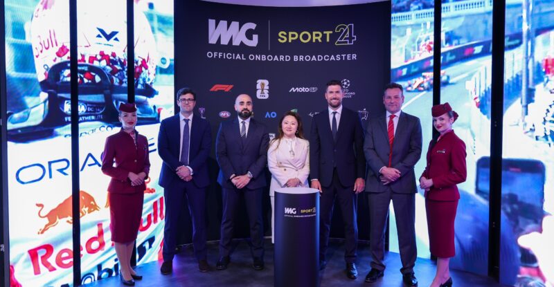 Qatar Airways and IMG celebrate new Sport 24 deal for Starlink-fitted aircraft