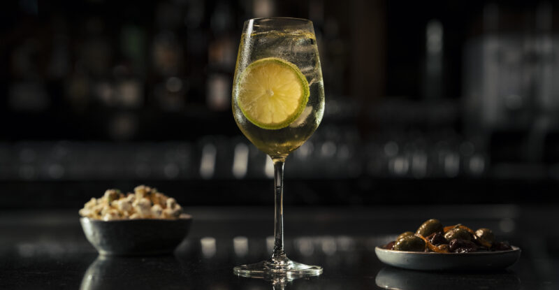 One of the new drinks on the American Express Centurion Lounge menu