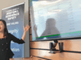 Sang-A Lee presenting Drone Traffic Study from Embry-Riddle Aeronautical University