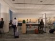 Rendering of the new Provisions by Admirals Club lounge at CLT. Passengers are grabbing quick snacks at this grab-and-go location.