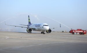 flyadeal aircraft arrives in Pakistan
