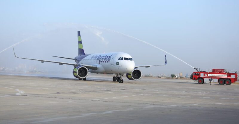 flyadeal A320 aircraft arrives in Pakistan