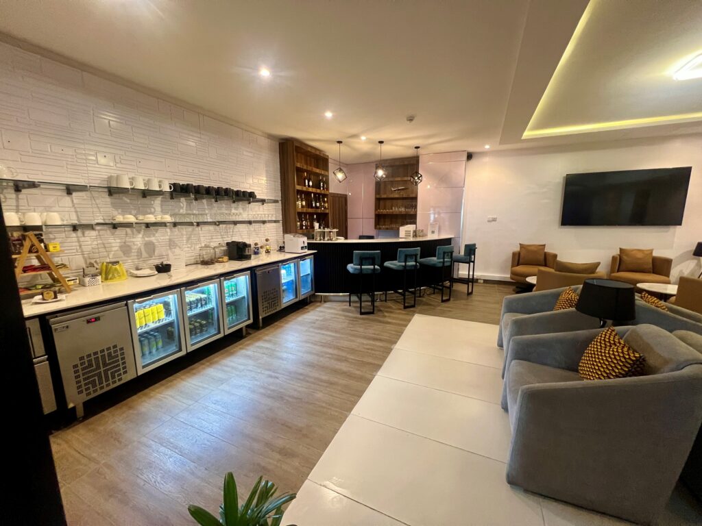 Buffet in the lounge