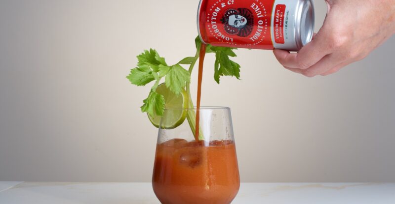Bloody Mary being poured