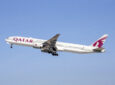 Qatar Airways 777-300ER in flight