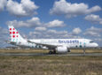 Brussels Airlines A320neo on the runway