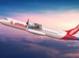 Rendering of Alhindair turboprop in flight