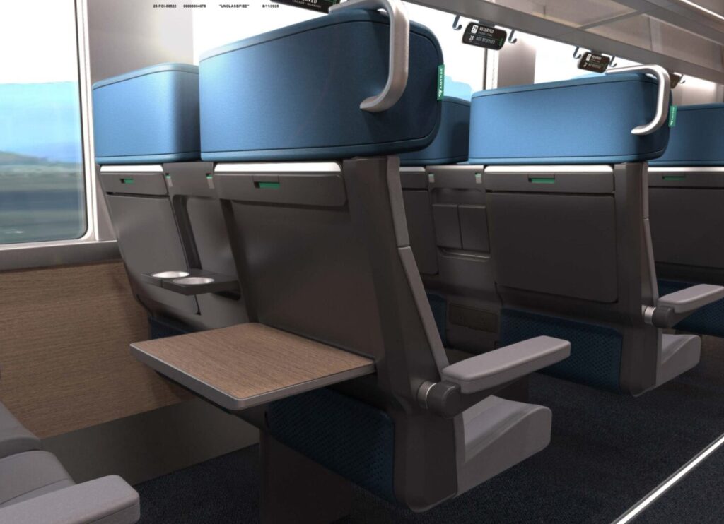 Amtrak Single Level RFP high capacity coach