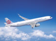 China Airlines A321neo in flight