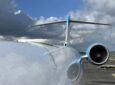 Gilat's Stellar Blu ESA atop a CRJ testbed aircraft, now operated by SES (formerly operated by Intelsat)