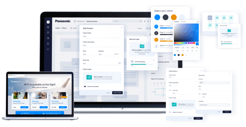 Panasonic's cloud-native Wi-Fi Portal on various devices
