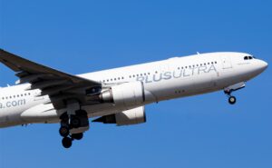 Plus Ultra A330 in flight