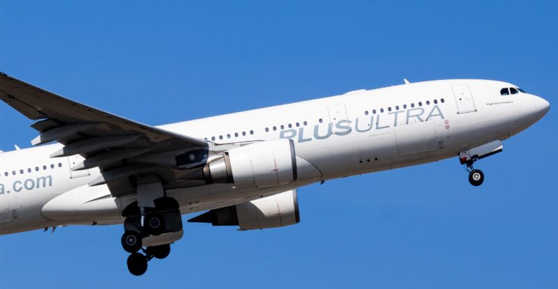 Plus Ultra A330 in flight