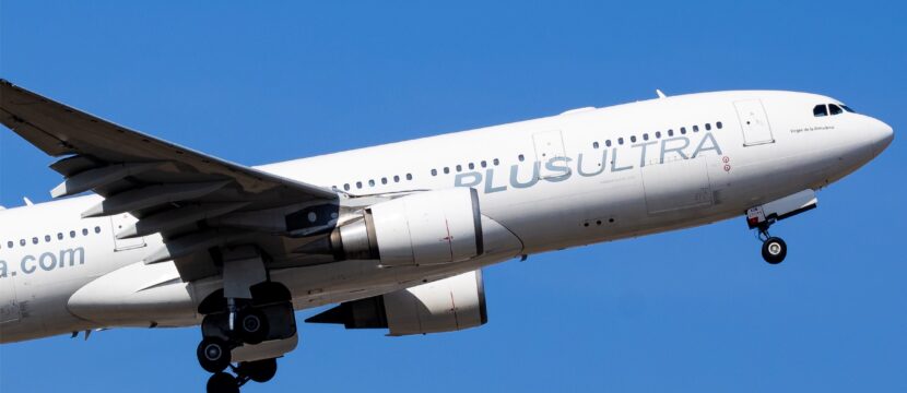 Plus Ultra A330 in flight