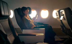 Passengers enjoy free Wi-Fi on Alaska Airlines aircraft